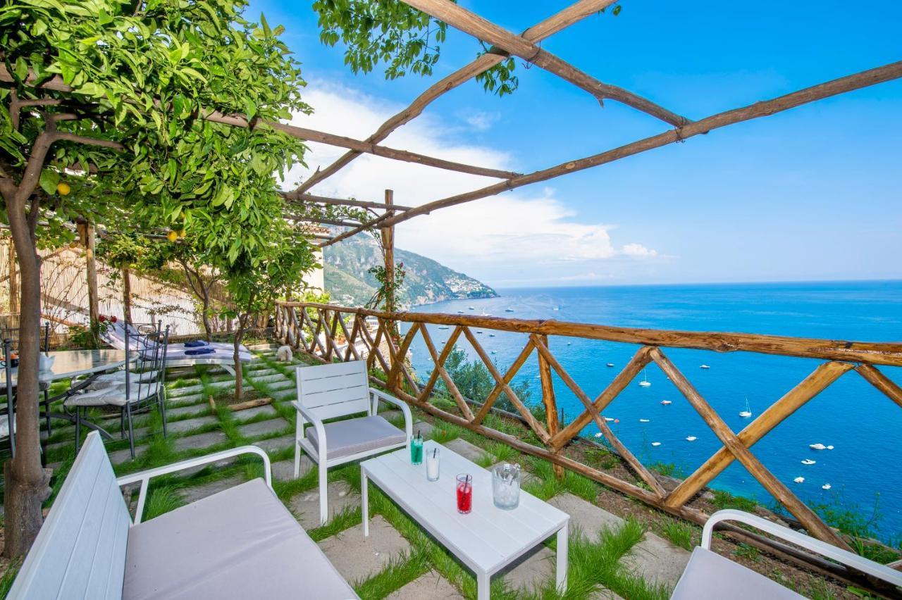 Villa Briganti Seaview Terrace Позитано Экстерьер фото