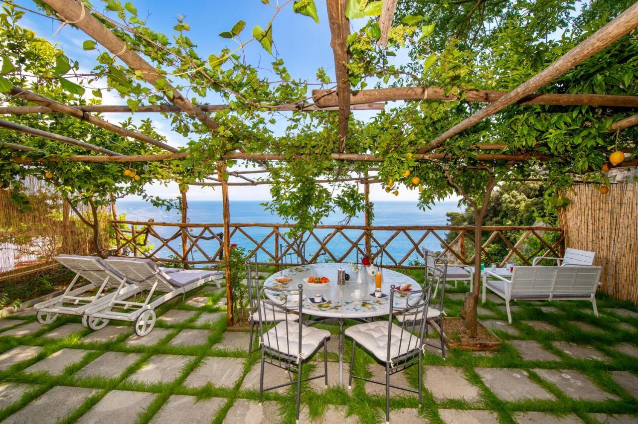 Villa Briganti Seaview Terrace Позитано Экстерьер фото